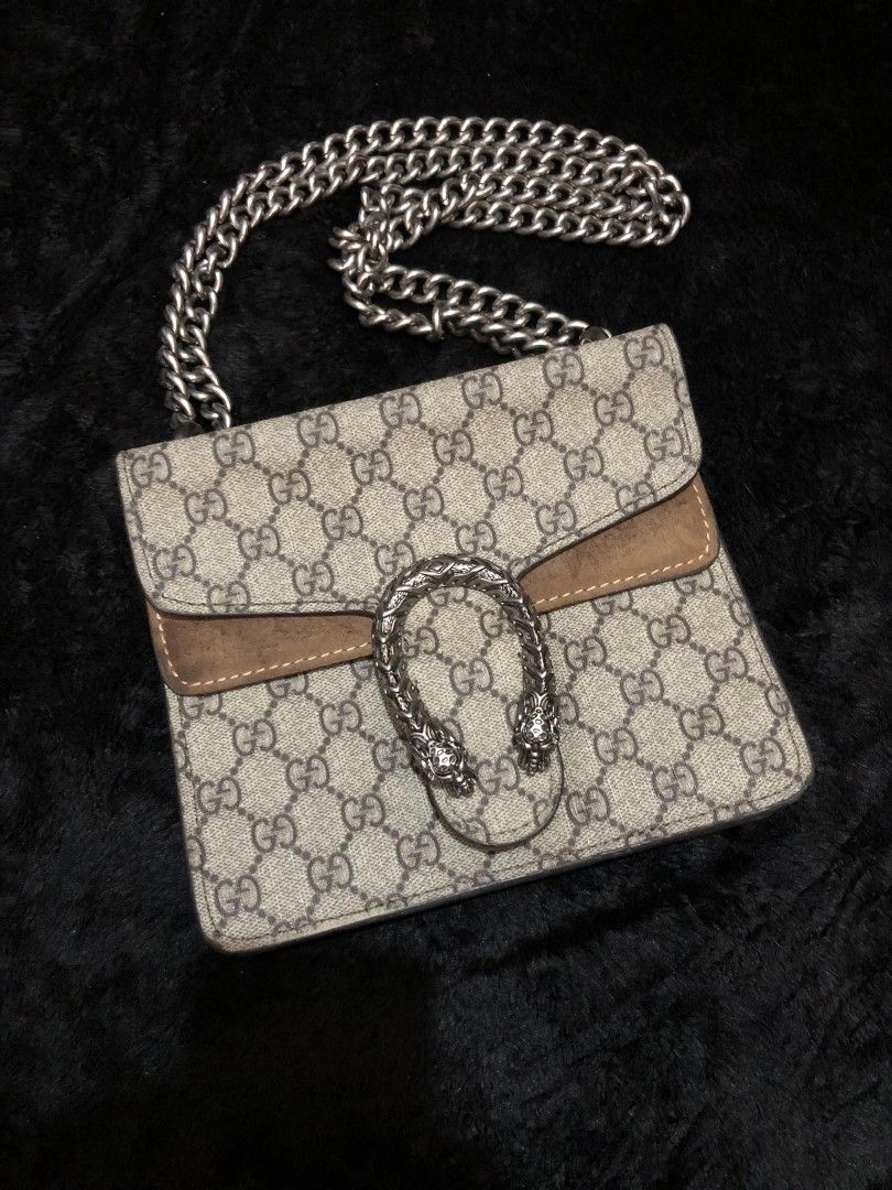 GUCCI Dionysus small shoulder bag Coded with QR ‼️ (Category: Luxury Bags & Wallets) located in Cagayan de Oro. Submitted by twice.but.nice.blackmarket (Listing ID 1389683465, Image 1). Description: Thrifted/Ukay from bundle/bale selected! Excellent condition/ Coded‼️ Lightly negotiable declared Off/legit for safe selling only kasi di po tayu masyadong expert pag dating sa kung ano ang legit Dm if sure buyer salamat . Issue: minor sign of usage i