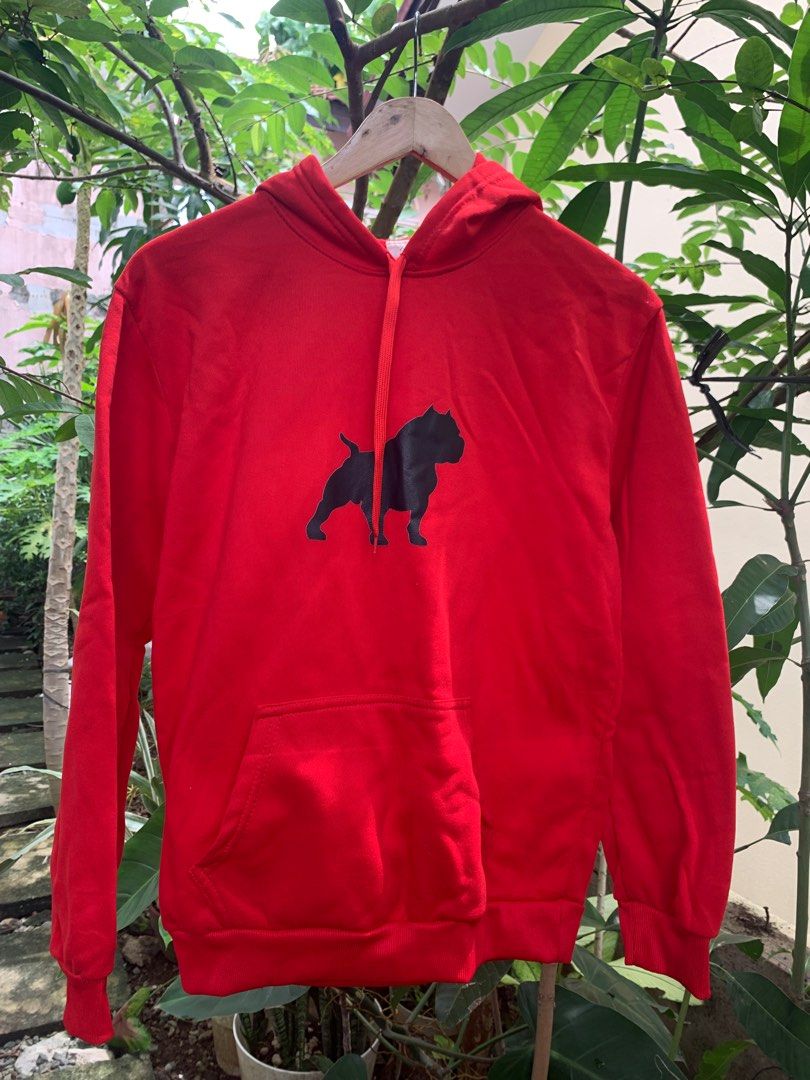 Hoodie - Red - American Bully Prints (Category: Coats, Jackets and Outerwear) located in Carmona. Submitted by bihira (Listing ID 1389692309, Image 1). Description: • FOR SALE • *** Please Read before inquiring *** *** Actual Photos Posted *** “Treat others as you would like to be treated.” *** Price Posted *** *** Item is Located in Carmona Cavite, can ship via JnT / LBC *** *** Still available while posted *** *** Payment Thru GCASH or Bank Tra