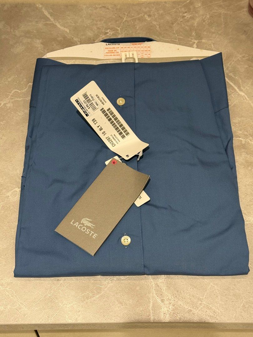 Lacoste Polo Blue [39] 💯 Original (Category: Tshirts & Polo Shirts ) located in San Juan City. Submitted by i_cess (Listing ID 1389836728, Image 2). Description: Lacoste Polo Blue [39] 💯 Original Authentic Brand New Blue MOP: GCash Delivery: Buyer .