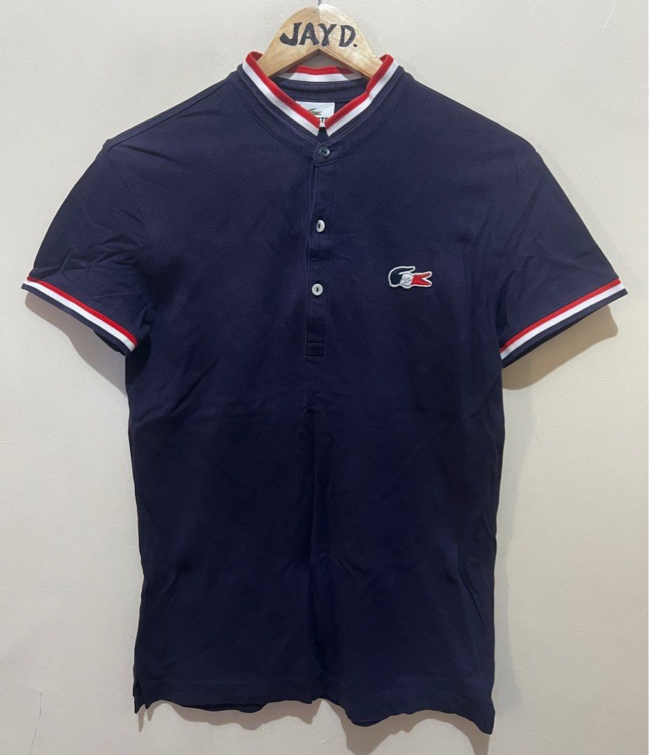 Lacoste Tricolor (Category: Tshirts & Polo Shirts ) located in Quezon City. Submitted by deviljin17 (Listing ID 1389673431, Image 1). Description: For Sale: Lacoste Tricolor From My Collection 🐊 Size 4 on tag Dimes: 18” x 26” Rate: 9/10 📩 Pm for faster transaction .