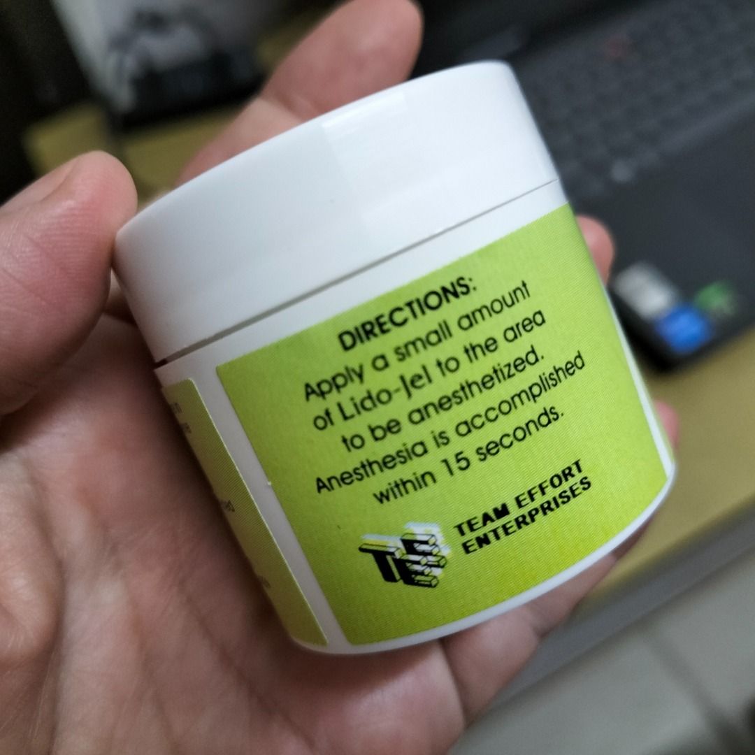 Lidocaine Lido Jel 30g (Category: Medical Supplies & Tools) located in Paranaque City. Submitted by decluttering-all (Listing ID 1389681315, Image 2). Description: Lidocaine Lido Jel 30g mint nabawasan lang ng konti P220 only newly bought decluttering pick-up beside Toyota Bicutan Paranaque payment through BPI BDO gcash.