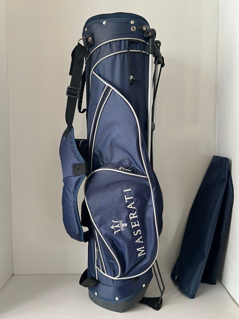Maserati mid size golf bag (navy blue), Sports Equipment, Sports