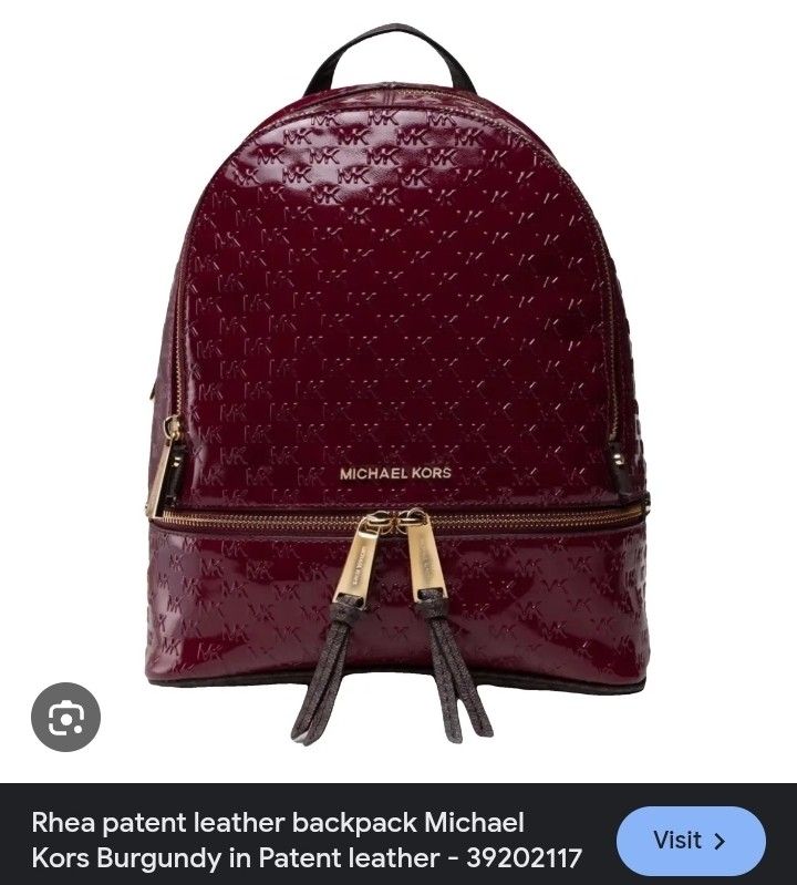 Michael Kors Rhea Dark Berry (Category: Luxury Bags & Wallets) located in San Fernando. Submitted by clearchaos (Listing ID 1389812431, Image 1). Description: rfs need funds.