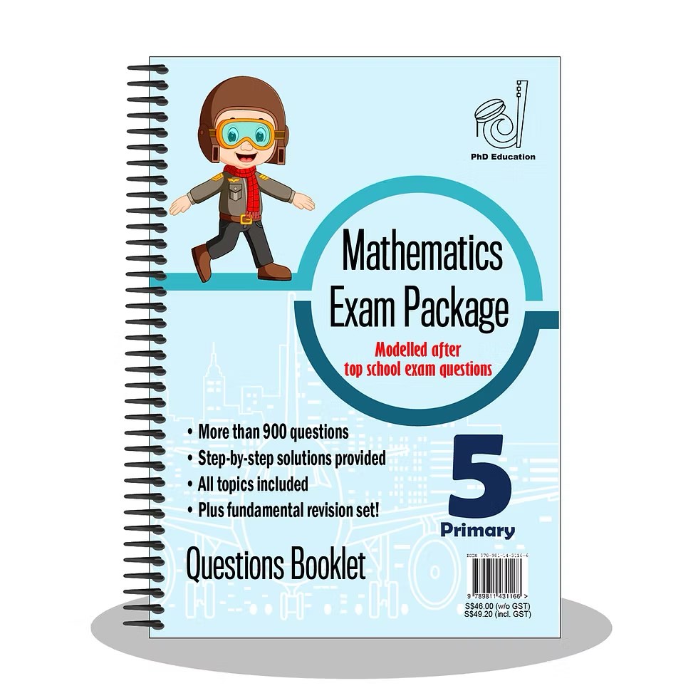 p5 PHD math exam package questions and answer booklet, Hobbies & Toys ...