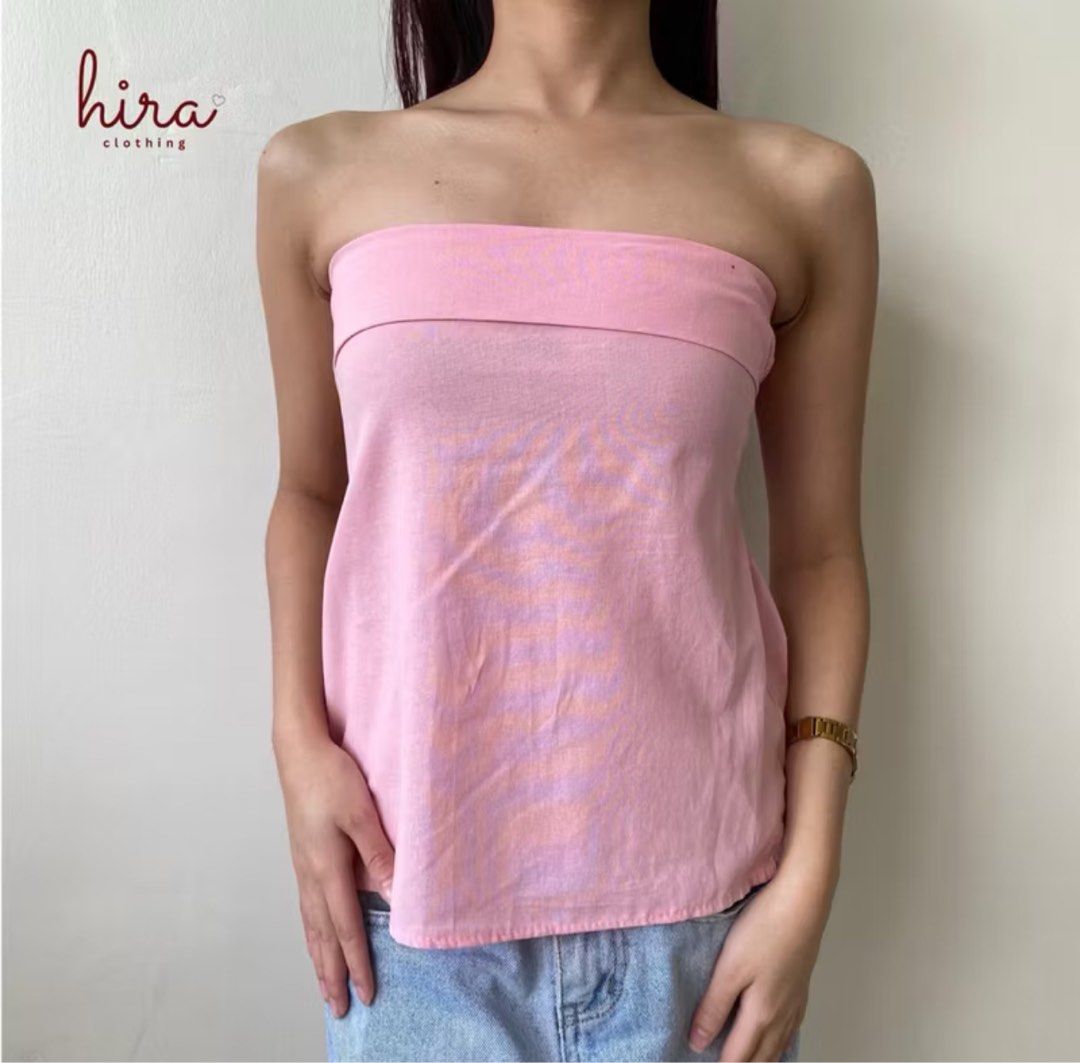 Pink tube top - small (Category: Others Tops) located in Taguig. Submitted by hellomariie (Listing ID 1389840935, Image 1). Description: For xs-small frame only. .