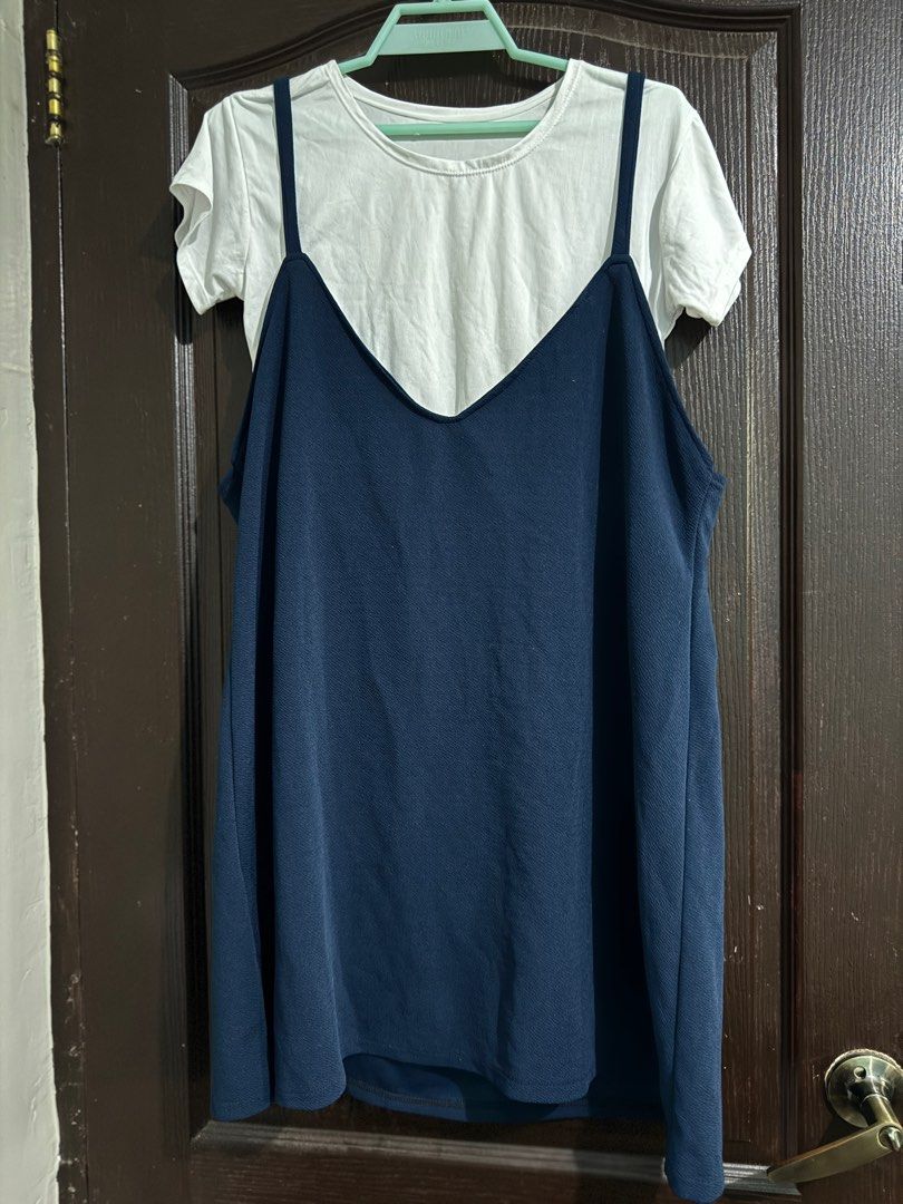 Plus size dress with inner shirt (Category: Sets or Coordinates) located in Santa Rosa. Submitted by secondfinds8 (Listing ID 1389731448, Image 1). Description: Cropped inner shirt is included. .