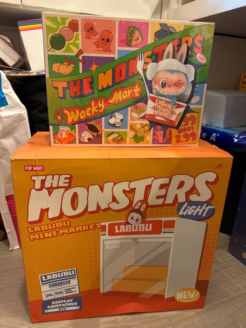 POP MART The Monsters Labubu Mini Market, 興趣及遊戲, 玩具