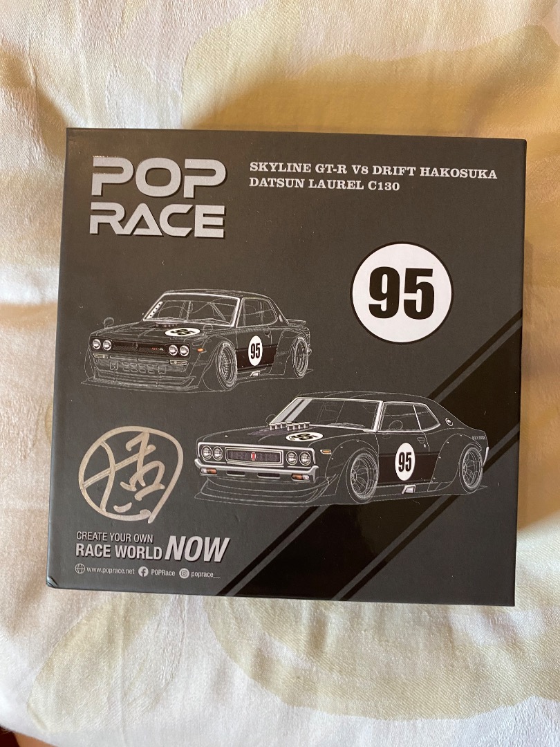 香港トイカーサロン2025 限定 POP RACE ハコスカ＆ローレル セット 香港トイカーサロン2025 限定 POP RACE ハコスカ＆ローレル セット