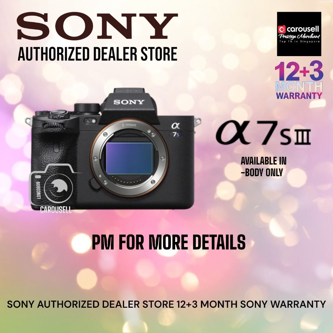 Sony A7siii Sony Aiii Price Sony A7siii Sony Alpha A7 S3 Price