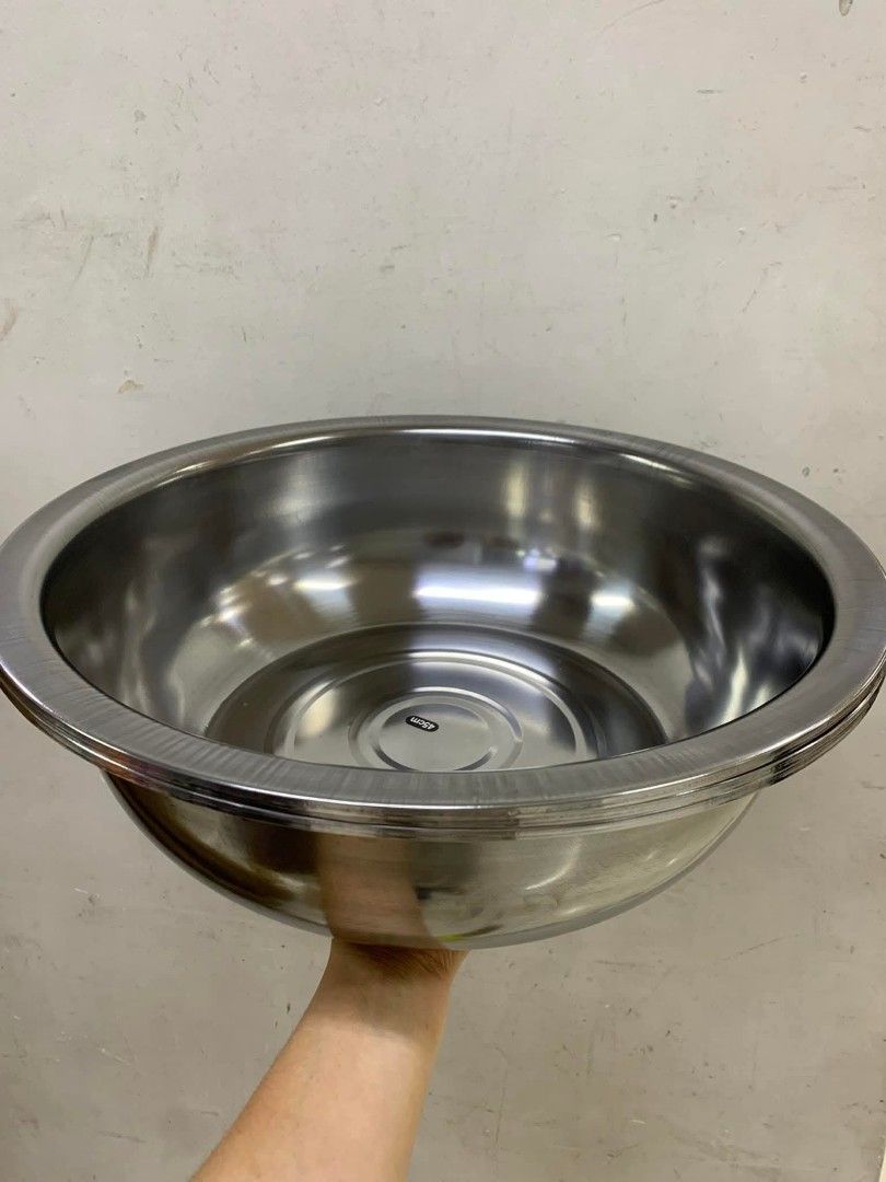 Stainless Basin/Palanggana (45cm) (Category: Other Kitchenware & Tableware) located in Manila. Submitted by tindahanniatelizcehl (Listing ID 1389665118, Image 2). Description: .