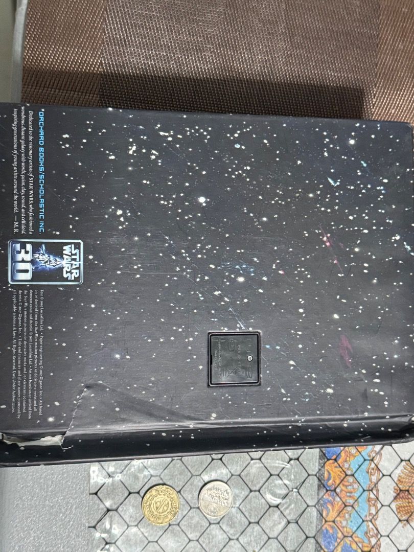Star Wars Pop Up Guide Book Galaxy 30th Anniversary Used Light-up Saber (Category: Storybooks) located in Santa Rosa. Submitted by ajdll2002 (Listing ID 1389731391, Image 2). Description: Damaged. The book uses a small button cell battery for some effects..