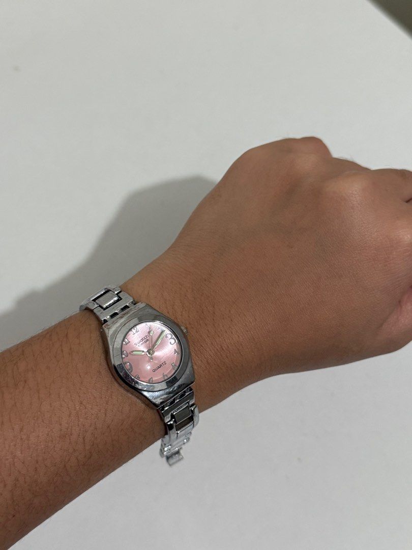 swatch pink face watch (Category: Women's Watches) located in Manila. Submitted by 910pt (Listing ID 1389804754, Image 3). Description: .