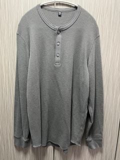 Uniqlo 華夫格亨利領T恤（長袖）64241970107267110