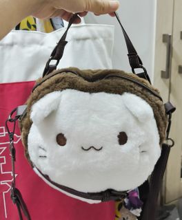 可愛貓咪毛絨手提包斜孭包64243381010689110