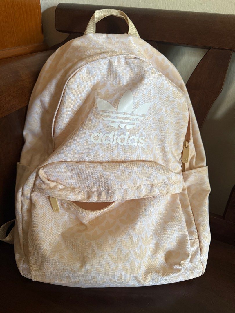adidas backpack (Category: Backpacks) located in Singapore. Submitted by lbxx99 (Listing ID 1389870515, Image 1). Description: selling because i bought a new backpack got stains here and there but i think can wash? too lazy again lol .