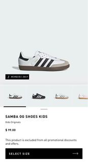 Adidas samba kids For Sale Carousell Singapore