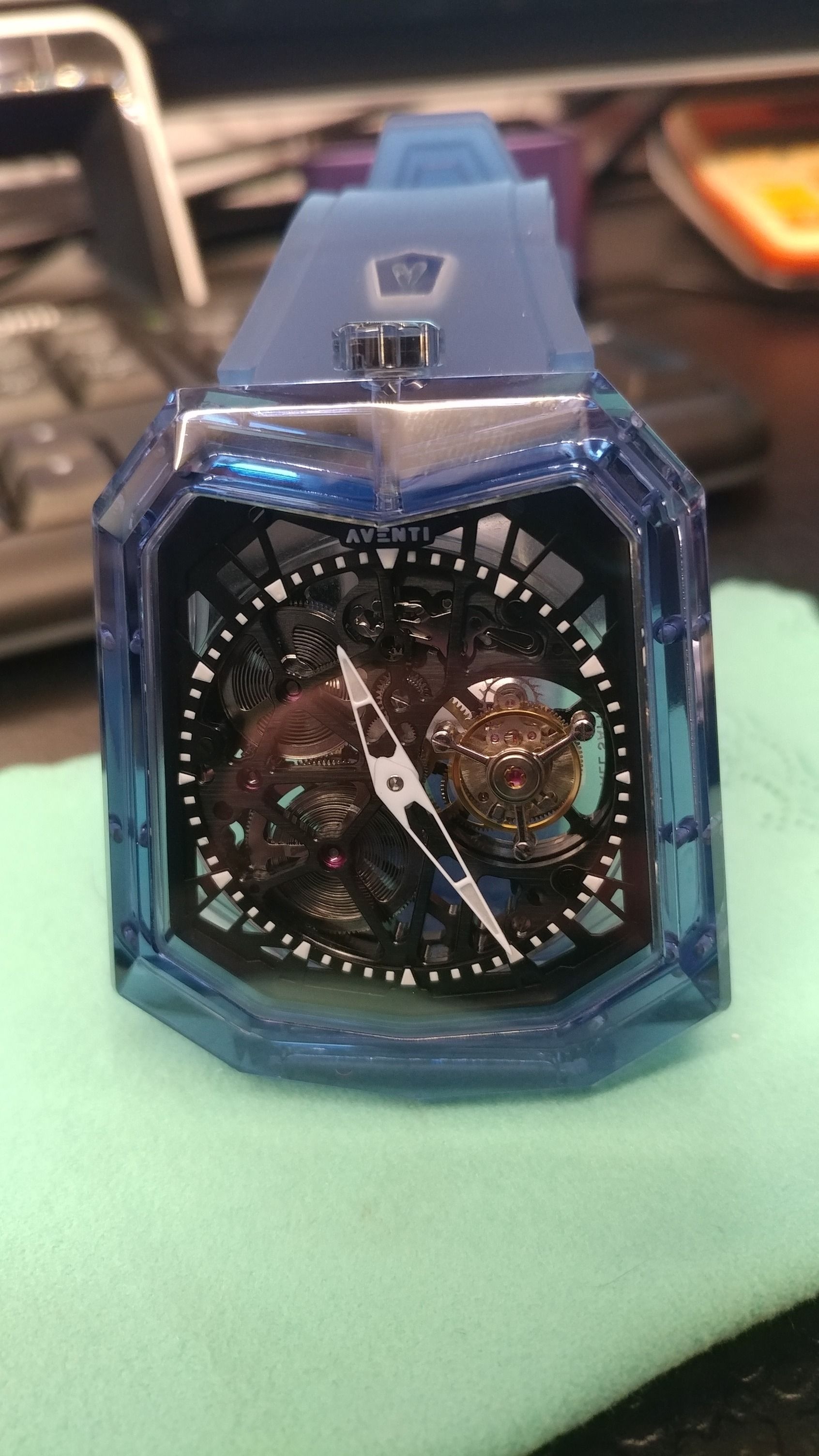 Blue Sapphire Crystal Buy Aventi Watch Pure Sapphire Crystal