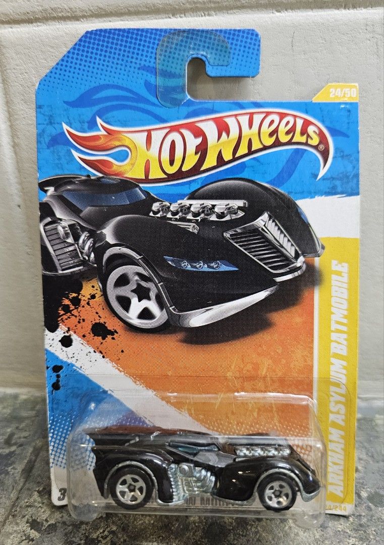 BATMAN ARKHAM ASYLUM BATMOBILE - 2011 Hot Wheels New Models Series (Category: Vehicle & Diecast Models) located in Quezon City. Submitted by charliebrown_olx (Listing ID 1389898214, Image 2). Description: Classification: New, Factory Sealed Condition: Mint on Near Mint Cards Price: Long Card/P130.00 Each, Short Card/P170.00 TERMS & CONDITIONS: 1. C.O.D. Can meet buyers at - Del Monte Ave, Q.C. 2. Shipping c/o Buyer. 3. Prices are Final. 4. Respec