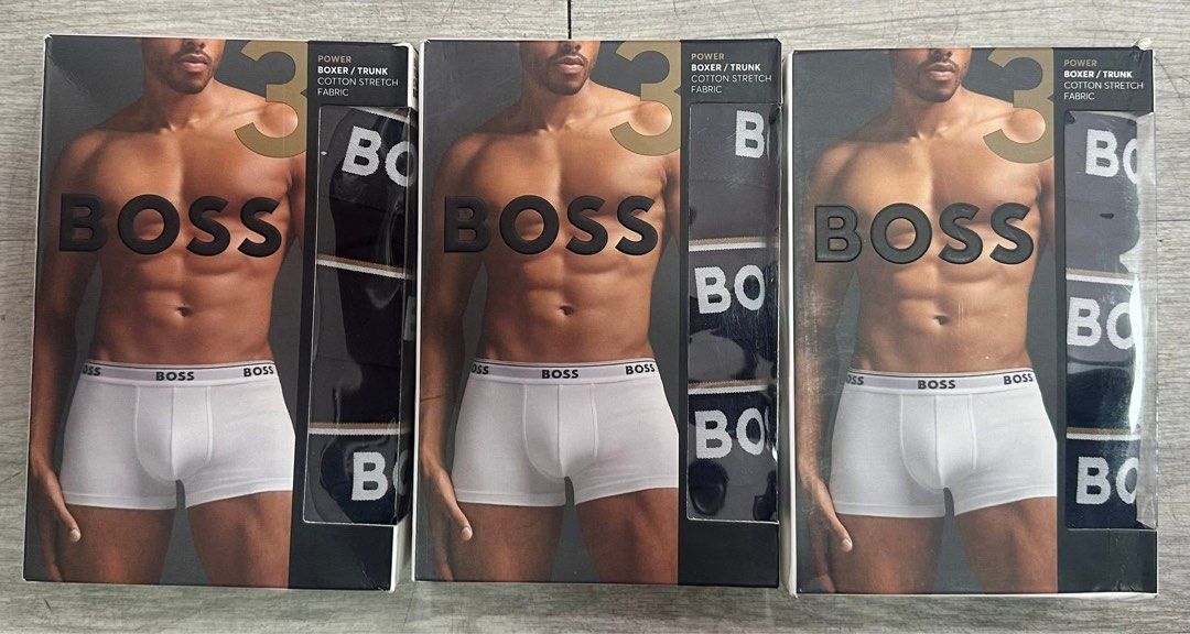 BOSS boxer brief (pack of 3) (Category: Underwear) located in Balanga. Submitted by ec.sustento (Listing ID 1389996821, Image 1). Description: 🙌 On Hand Pinas 🇵🇭🇵🇭☺️ FEW AGAIN‼️‼️‼️ PAMIGAY S❤️LE‼️ 😍😍😍 SUPER SA LE‼️‼️📣📣 B OS S box of 3 Color: Marine navy Size: M only Fit: SRP: ₱ 🏷 ₱ 1999 only ( SUPER MU RA NA‼️) 📩 How to Order? 1. Direct Message TSC 2. comment “Mine” and We will Reply to you. 3. Confirm your order and Pay. 4. Ship the