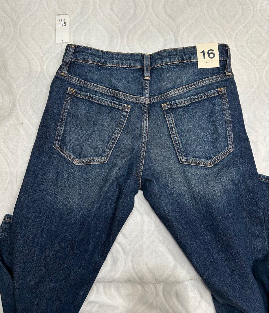 Brand new Gap Kids pants (Category: Jeans) located in Vigan. Submitted by aaamoreapparel (Listing ID 1389904487, Image 3). Description: Size on tag : 13XL/TG Flat lays measurements: W: 27 inch L: 92cm.