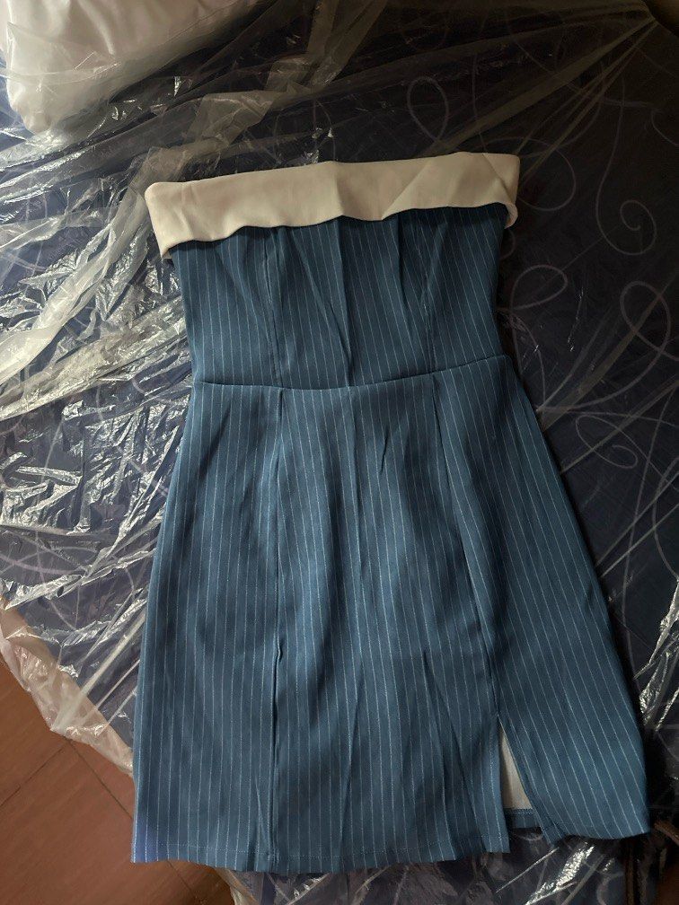 Bsco dress (Category: Dresses) located in Makati City. Submitted by rocycle (Listing ID 1389903606, Image 1). Description: Bsco dress L on tag but runs S-L stretch.
