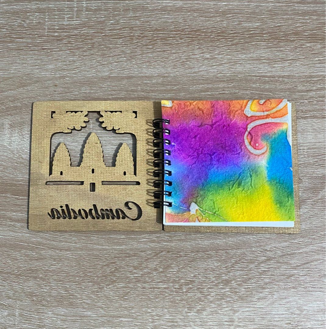 Cambodia Souvenir Notebook unruled (Category: Stationery & School Supplies) located in Rizal. Submitted by haniijeong (Listing ID 1389985991, Image 2). Description: good condition, unused color may vary due to lighting.