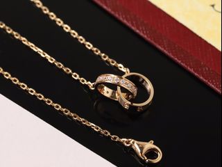 Cartier Love 系列雙環項鍊64243381492354110
