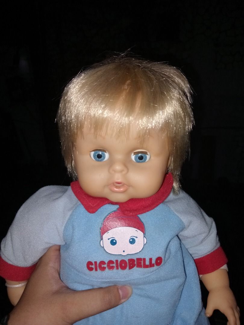 Cicciobello Realistic Crying Doll with Pacifier (Red and Blue), Hobbies ...