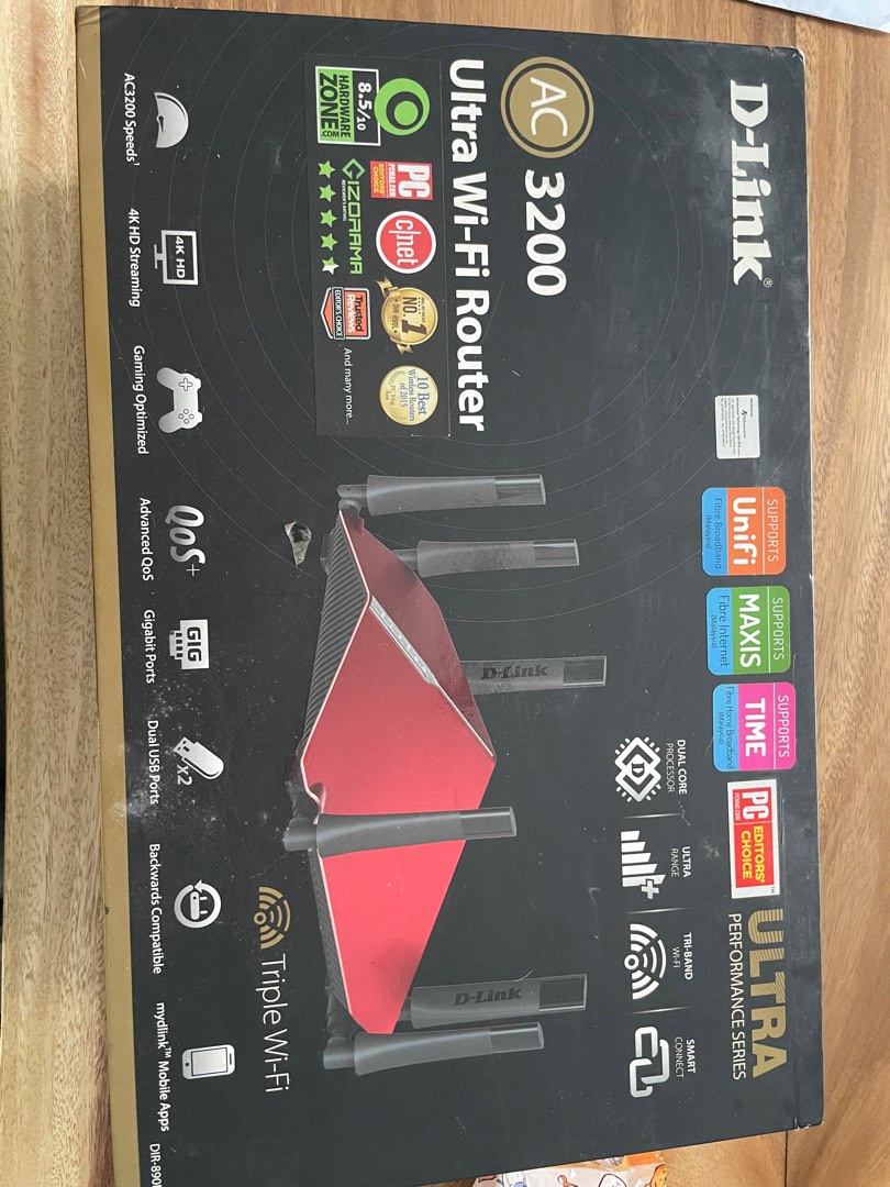 D link ultra WiFi router, TV & Home Appliances, TV & Entertainment ...