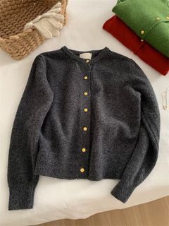 Grey Button-Up Knitwear 灰色長袖針織衫64231357948673110