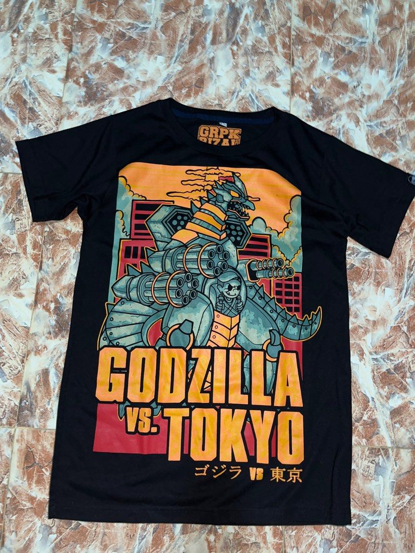 GRPK RIZAL Black Godzilla Graphic Shirt (Category: Tshirts & Polo Shirts ) located in San Luis. Submitted by haggle.apparel (Listing ID 1389924206, Image 1). Description: GRPK RIZAL Black Godzilla Graphic Shirt (Legit) Measurements: W-18 / L- 27 Condition: Barely worn, no flaws. DM to inquire (NEGOTIABLE) .
