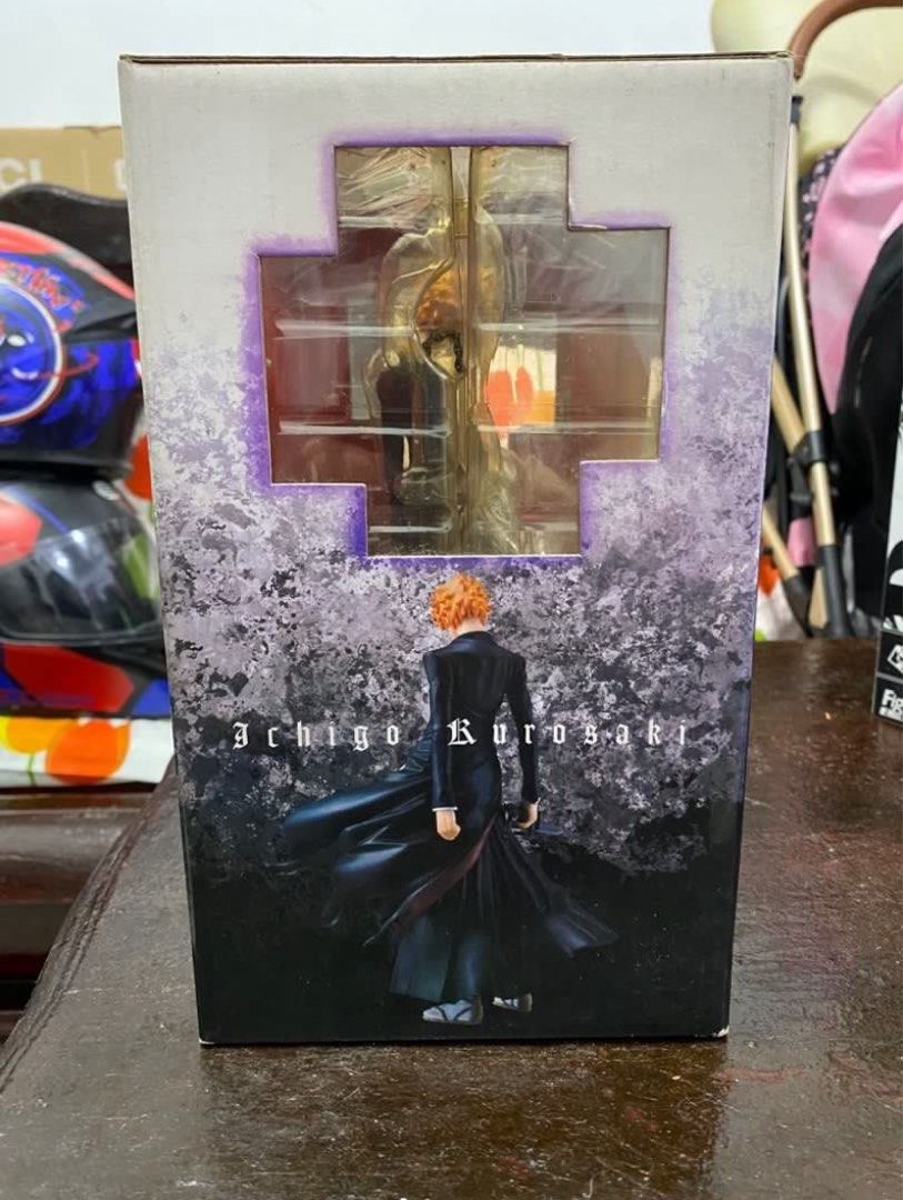 Ichigo Kurosaki Figure (Category: Figurines & Statues) located in Manila. Submitted by jellyb34n (Listing ID 1389866686, Image 3). Description: NOT FOR SENSITIVE COLLECTORS/BUYERS‼️‼️ NOT AUTHENTIC, EXACT REPLICA ONLY‼️ Ichigo Kurosaki 🗡️ - Pm nalang po sa condition and price - Damaged box but the figure is still good as new - Willing sa meet up basta nearby lang 📍 Tondo Manila 💰Gcash/GoTyme/Cash 🚛: Jnt Courier/Lalamove All kinds of support a