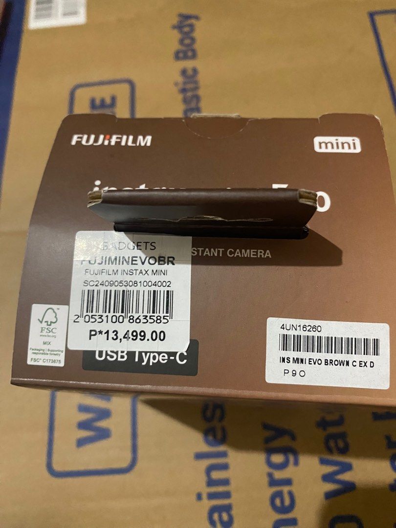 Instax mini Evo (Category: Cameras) located in Manila. Submitted by margierose92875 (Listing ID 1389978045, Image 1). Description: Inclusions: -unit -box -manual -sd card -long strap -original charger Mod: meetup/ lalamove Mop: cash/ gcash.