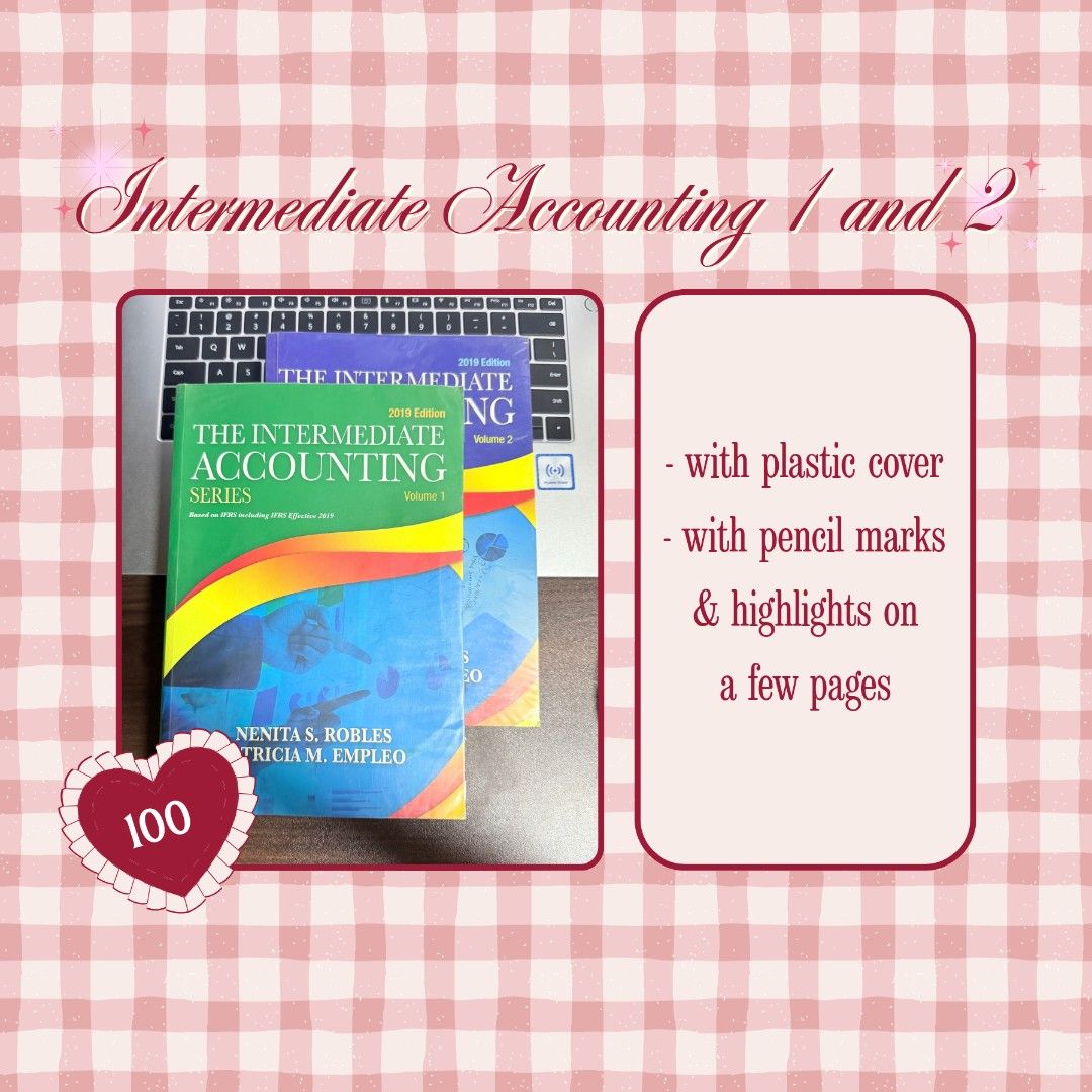 INTERMEDIATE ACCOUNTING 1 AND 2 (Category: Textbooks) located in Bulacan. Submitted by nikolgrsbln (Listing ID 1390011649, Image 1). Description: .