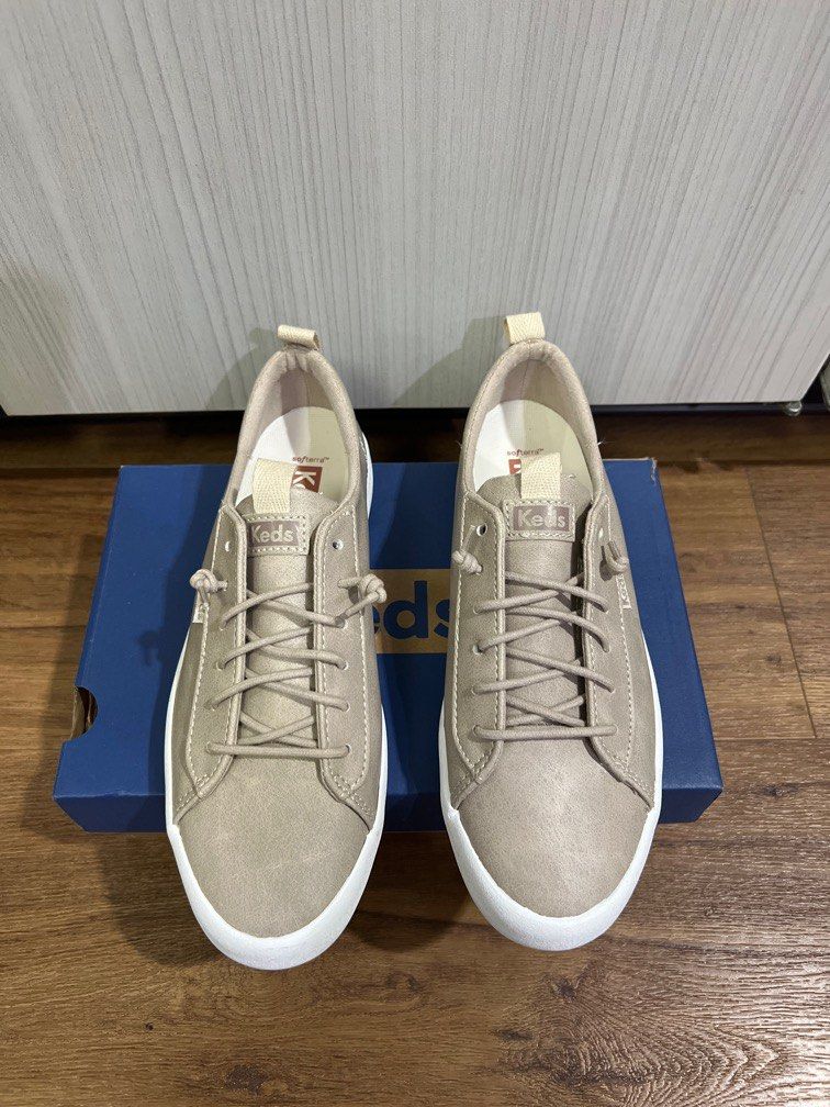 Keds Kickback Sneakers (Category: Sneakers) located in Quezon City. Submitted by jpy00 (Listing ID 1389959067, Image 2). Description: Keds Women’s Kickback Sneakers Size 6.5 US Taupe colorway Unused; Only tried on Rfs: Wrong size Bought for P3,995.