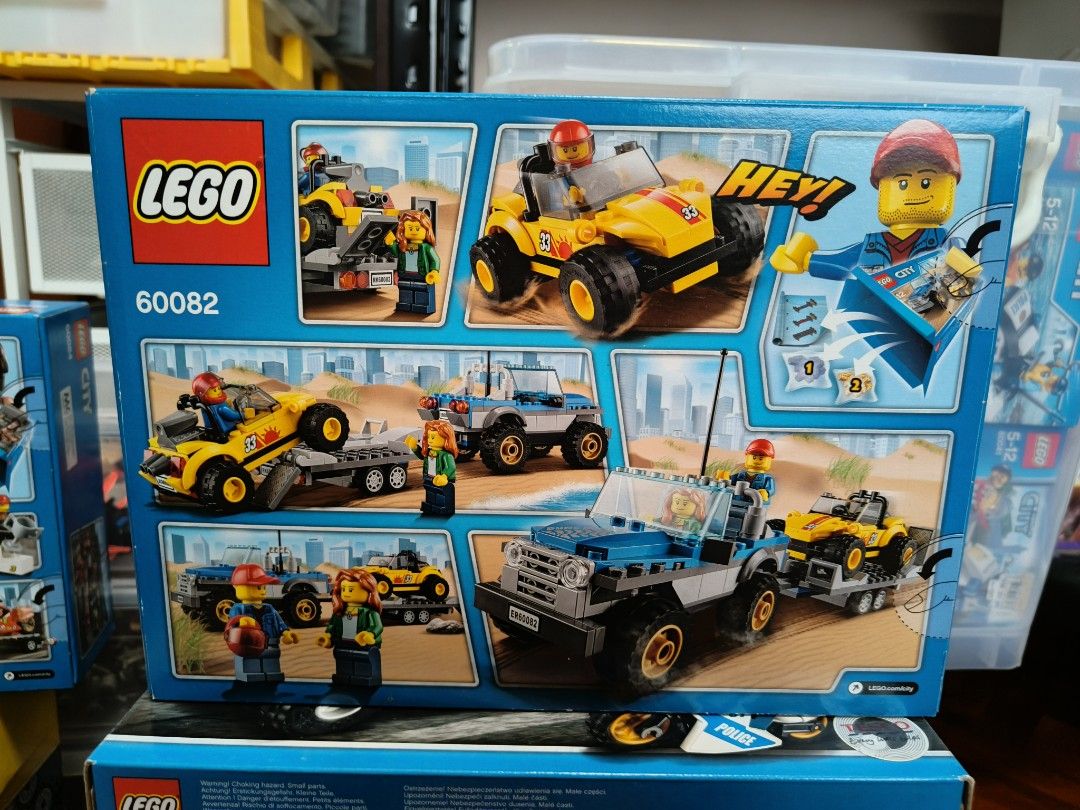 LEGO City 60082 Beach Dune Buggy Trailer NEW, Hobbies & Toys, Toys ...