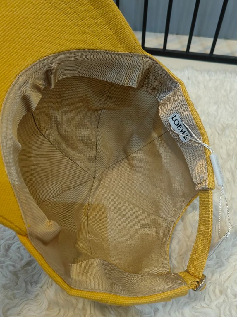 Loewe Yellow canvass cap unisex (Category: Caps & Hats) located in Cebu City. Submitted by erlacoleccion (Listing ID 1390020592, Image 3). Description: Fully embroidered canvas.