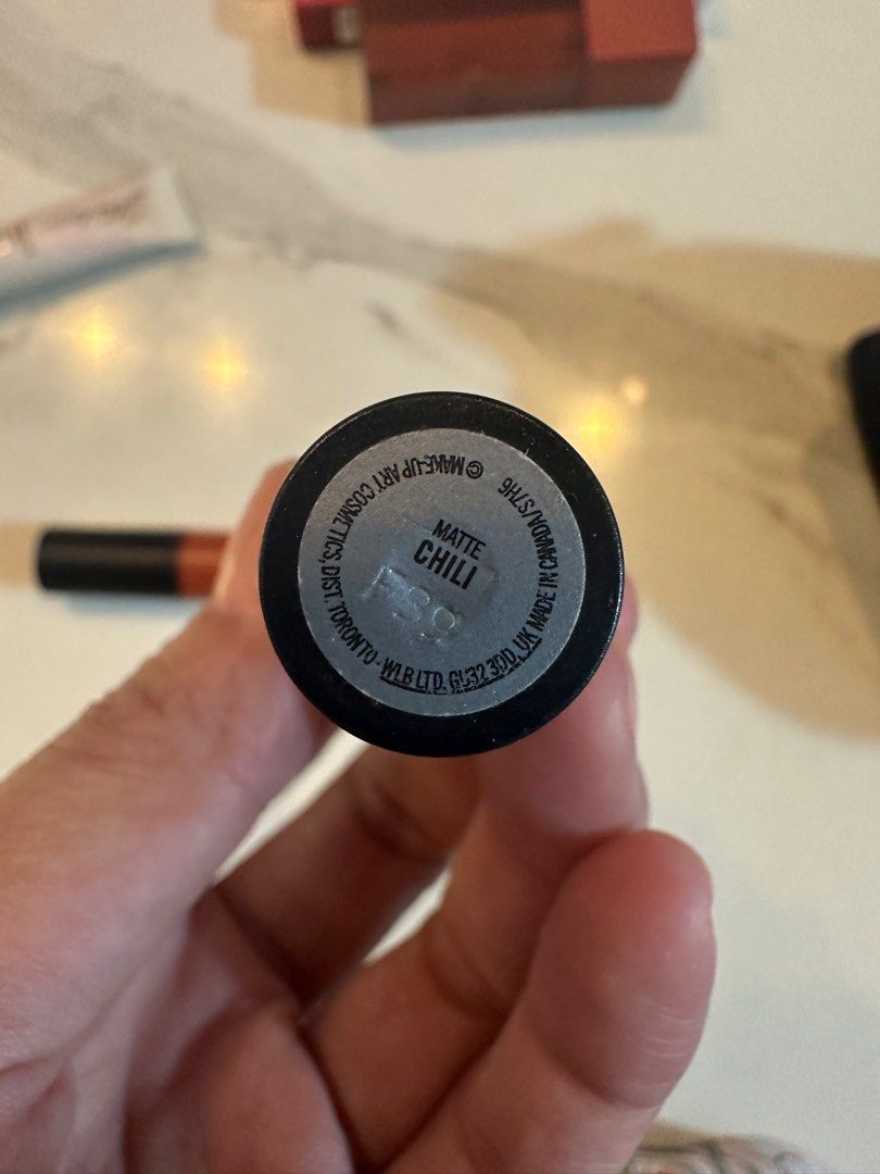 MAC, Loreal and Strokes bundle (Category: Makeup) located in Rizal. Submitted by kts_closet (Listing ID 1389999530, Image 3). Description: All are used a few times only. The mac lipstick is mini size shade is chili, strokes shade is mauve and loreal's shade is Amaze. .