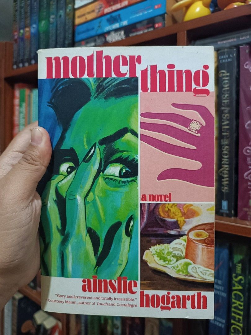Motherthing by Ainslie Hogarth (PB) (Category: Storybooks) located in Bacoor. Submitted by nappinglamby (Listing ID 1389986902, Image 1). Description: The book was bought secondhand. I have not read this copy myself, as I was very surprised by the annotations (that the seller did not disclose) 😅 Please dm for more photos of the item Flaws: Heavy annotations, a few dents, light tanning RFS: Gonna buy a new copy MOP: GCash, GoTyme MOD: GGX (Buyer 
