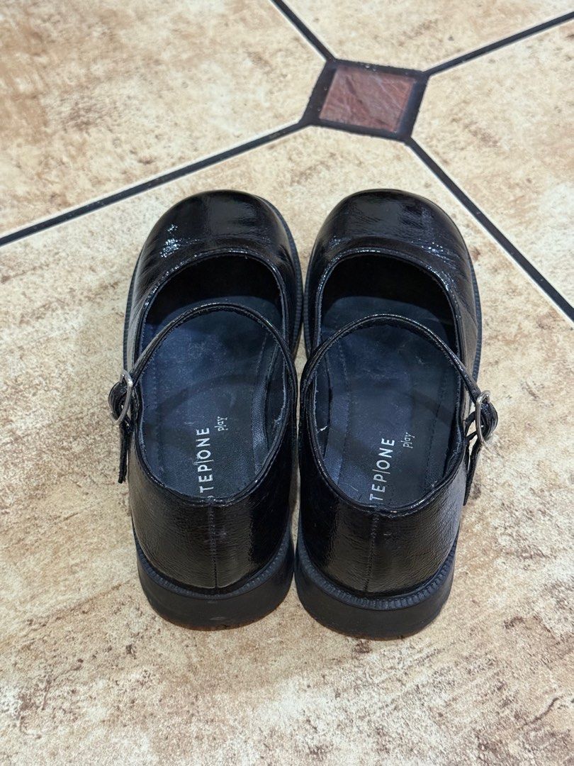 Preloved Black School Shoes (Category: Babies & Kids Fashion) located in Quezon City. Submitted by eliteboxph (Listing ID 1389921318, Image 3). Description: Preloved Black School Shoes 📍400.00 📍SIZE: US 3 (35 eur; 23 cm) 📍BRAND: Step One (Payless) 📍Preloved but well loved 📍Condition: 9/10 📍If you want more pictures of the product, please send us a message..