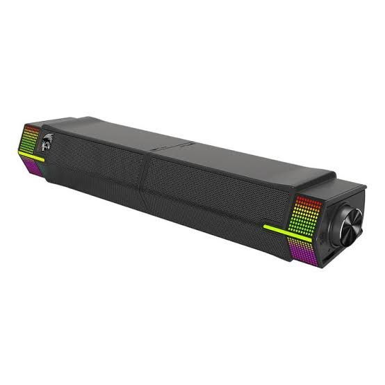 Redragon Yorick RGB gaming speaker (Category: Soundbars, Speakers & Amplifiers) located in Rizal. Submitted by lovebugsspreloved (Listing ID 1389933796, Image 2). Description: Bought in Datablitz. Used only for testing but didn’t fit my table. RFS: need to buy a new one with different size..