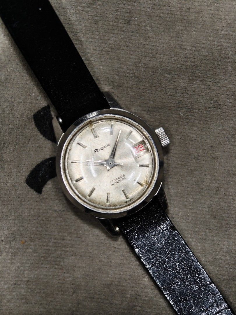 Ricoh Ladies Mechanical Watch (Category: Luxury Watches) located in Manila. Submitted by timecheckph (Listing ID 1389856932, Image 1). Description: FOR SALE: Ricoh Ladies Mechanical Watch PRICE: 1750 Made in Japan Highly collectible Rare antique timepiece 21mm case size Powered by Ricoh Manual Wound Mechanical movement Watch unit only. PM for more info..