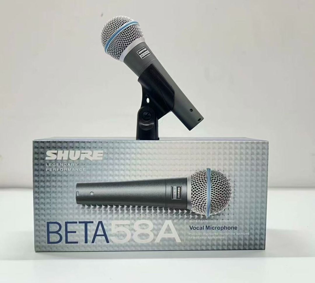 SHURE BETA 58A Professional Vocal Microphone63612120407554111
