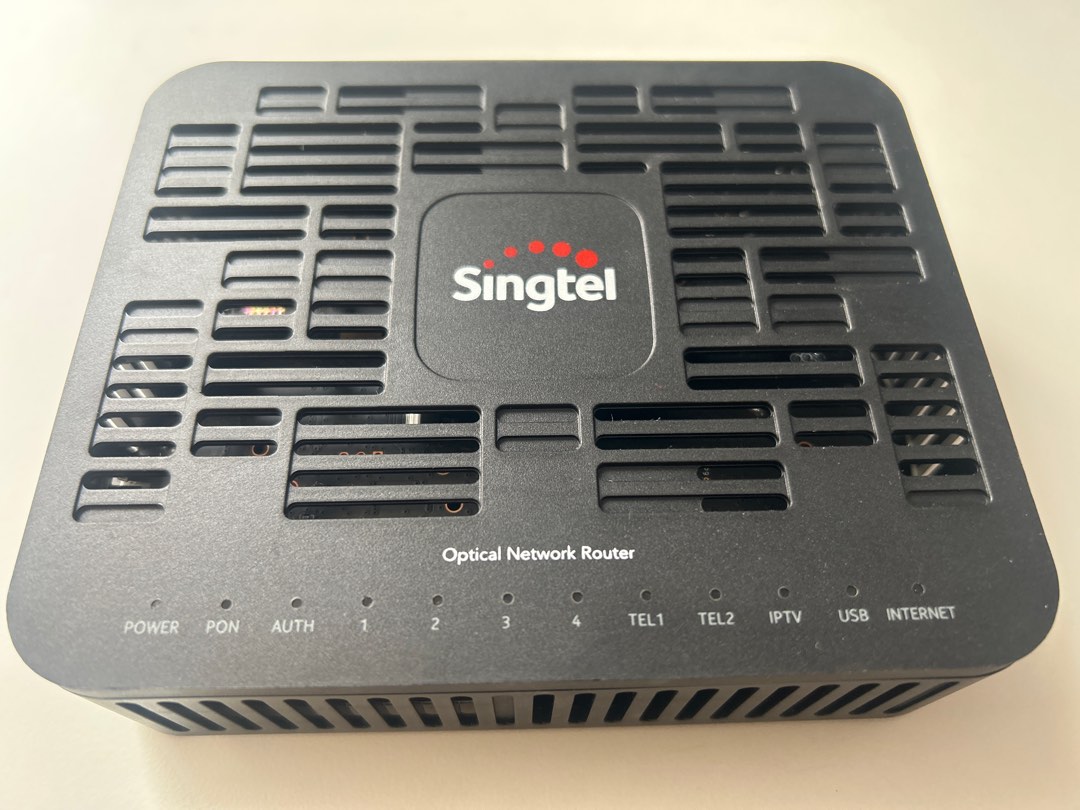 Singtel Optical Network Router, Computers & Tech, Parts & Accessories ...