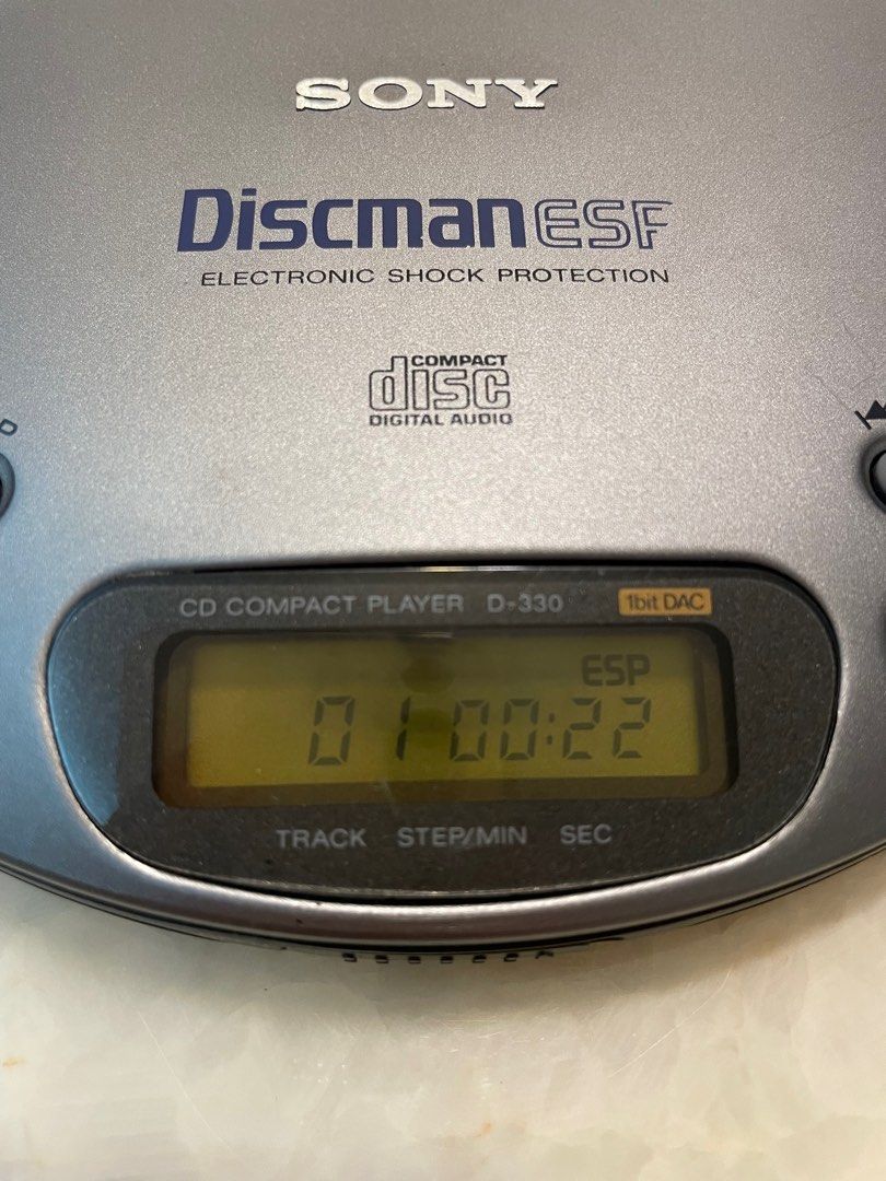 Sony Discman D-330 CD player 全正常, 音響器材, 音樂播放裝置MP3及CD