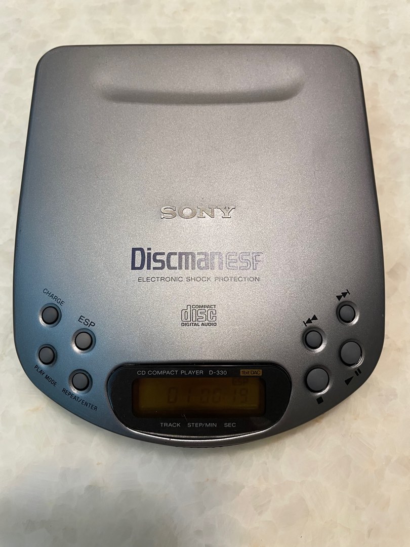 Sony Discman D-330 CD player 全正常, 音響器材, 音樂播放裝置MP3及CD