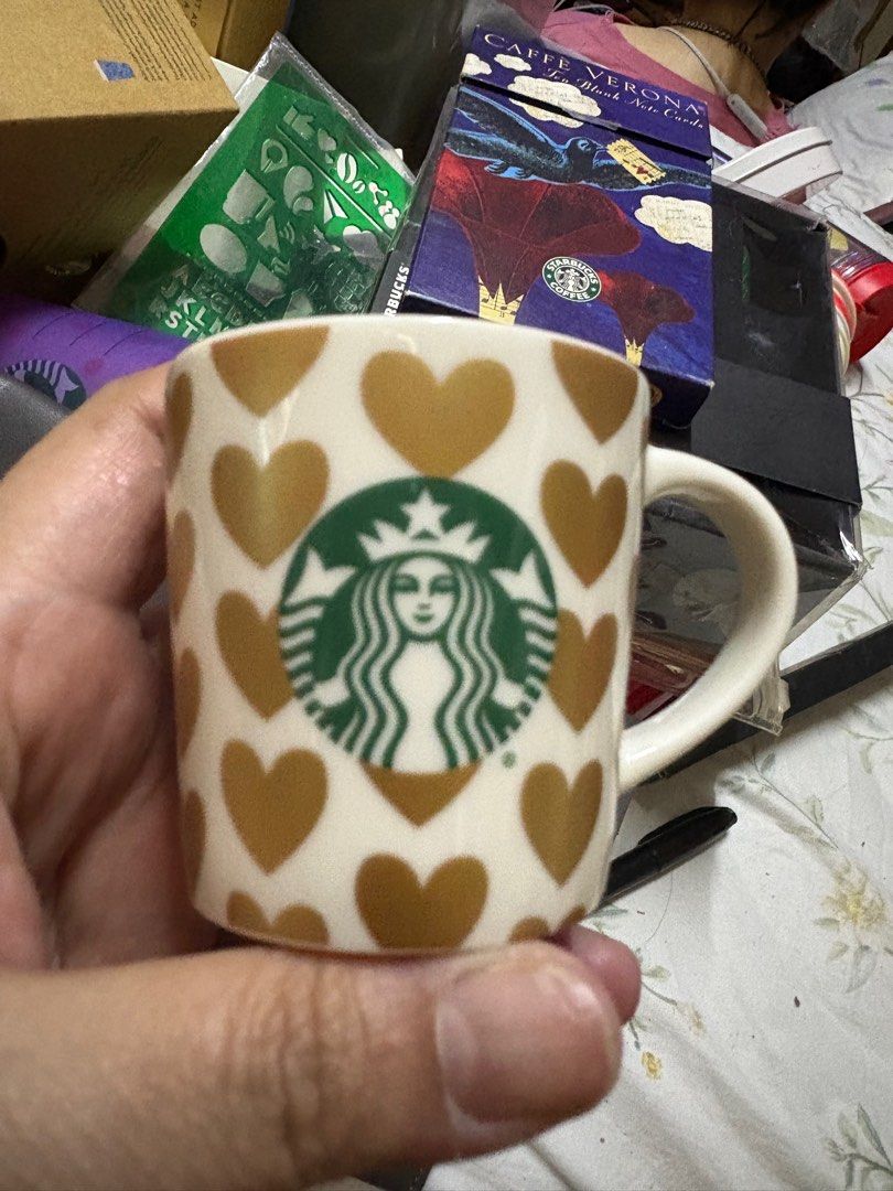 Starbucks espresso cups (Category: Coffee & Tea Tableware) located in Paranaque City. Submitted by shopofashopaholic (Listing ID 1390026794, Image 1). Description: Authentic and original Starbucks merchandise. Brand new and never used Two pieces available, price is per piece Ceramic material.