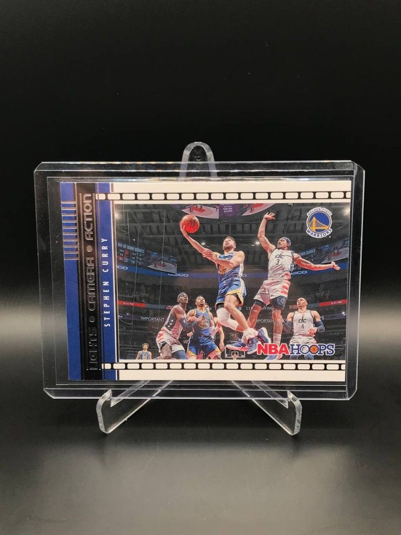 Stephen Curry NBA Cards Lot (Category: Raw Singles) located in Paranaque City. Submitted by ivercollects (Listing ID 1389988111, Image 3). Description: Stephen Curry NBA Cards Lot •Optic T-Minus - 150 pesos •Lights Camera Action - 100 pesos •Illusions Trophy Collection Bronze - 100 pesos •Donruss Unleashed - 100 pesos •Hoops Tribute - 50 pesos Take all for 450 pesos Sleeve and Toploader/Protector Included Mode of Payment: GCash or Paymaya For Shi