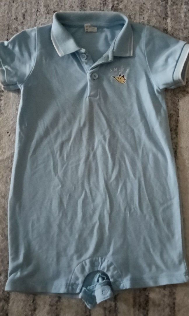 Tiny button jumpers (Category: Babies & Kids Fashion) located in Seberang Jaya. Submitted by nianaaa (Listing ID 1389906398, Image 1). Description: 6-12 months light blue got stain.