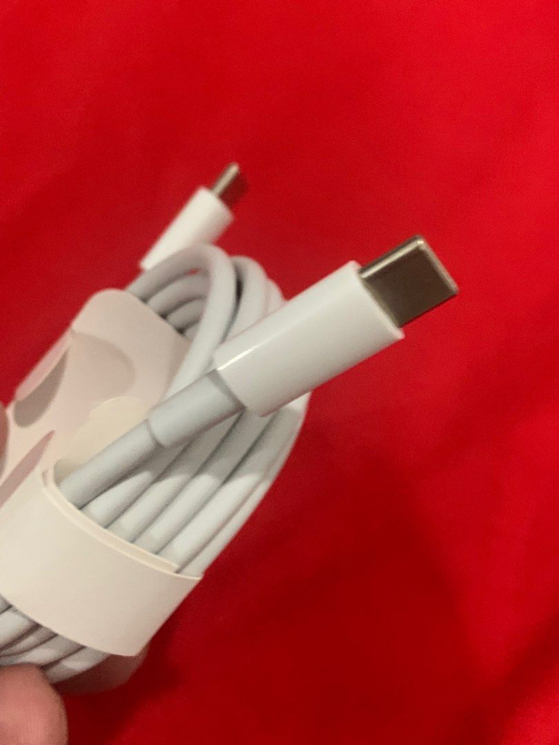 Type C to Type C Cable 2meters (USB-C To USB-C Cable 2m) (Category: Chargers & Cables) located in San Juan City. Submitted by ph_gadgets_hub (Listing ID 1389893639, Image 3). Description: SALE ❗️ ₱500 USB-C Charge C Cable (2m) 'type c to type c cable' 🚖Same Day Delivery within Metro Manila via lalamove rider 🏍️🏍️ Fast booking, book agad ✈️✈️ JNT • LBC (for provinces area Nationwide)🚚🚛 Limited stocks only. PM for sure buyers. book natin agad 